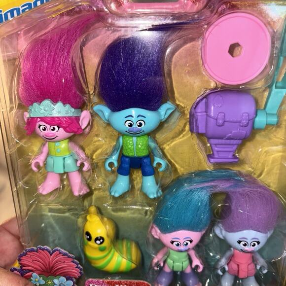 Imaginext DreamWorks Trolls Figure Multipack Playset - 7pc Toy Brand NEW - Picture 4 of 6